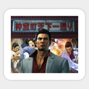 Welcome to Kamurocho Kiryu Kazuma Sticker